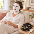 Masque LED Éclat blanc, moment de détente à domicile