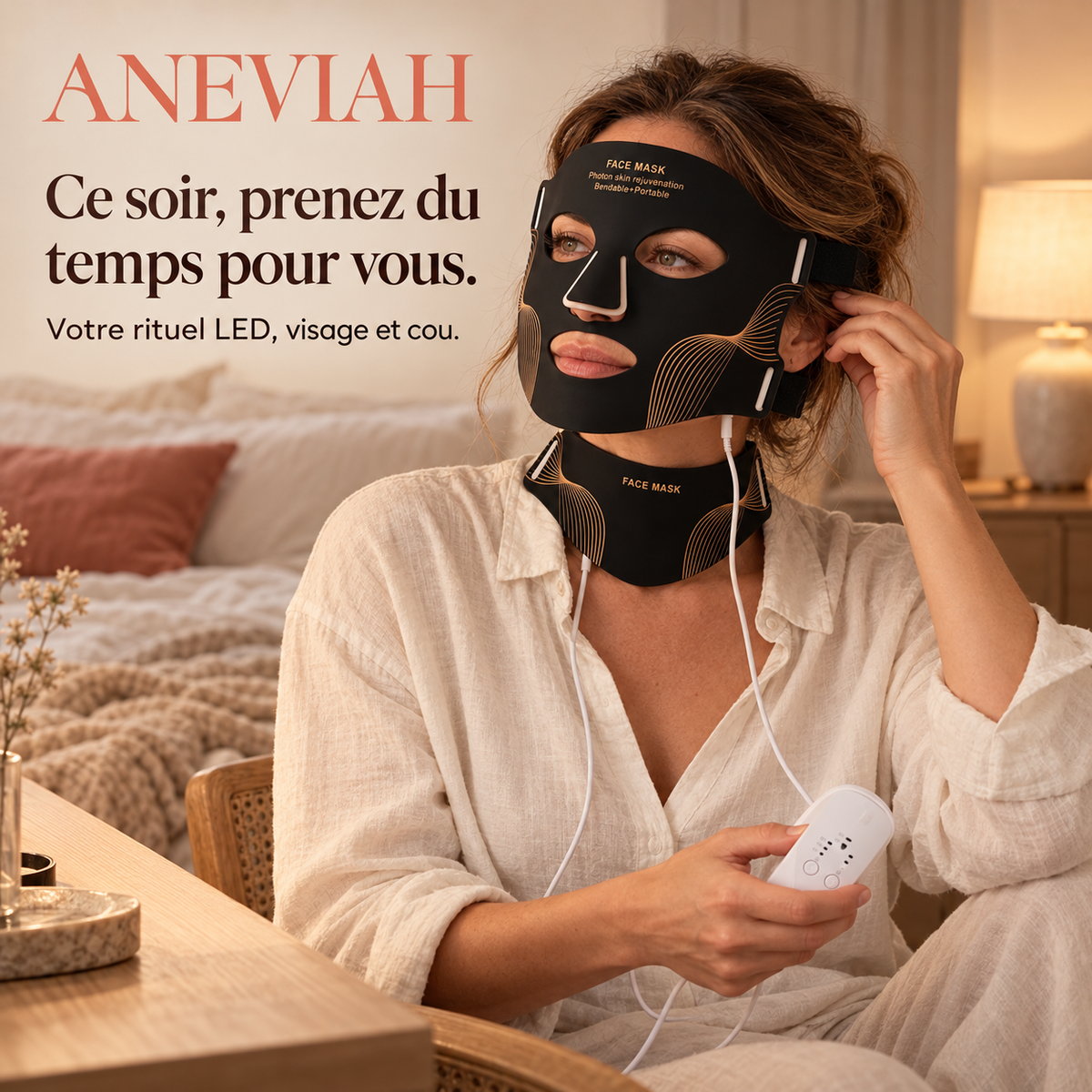 Rituel LED du soir visage et cou Aneviah