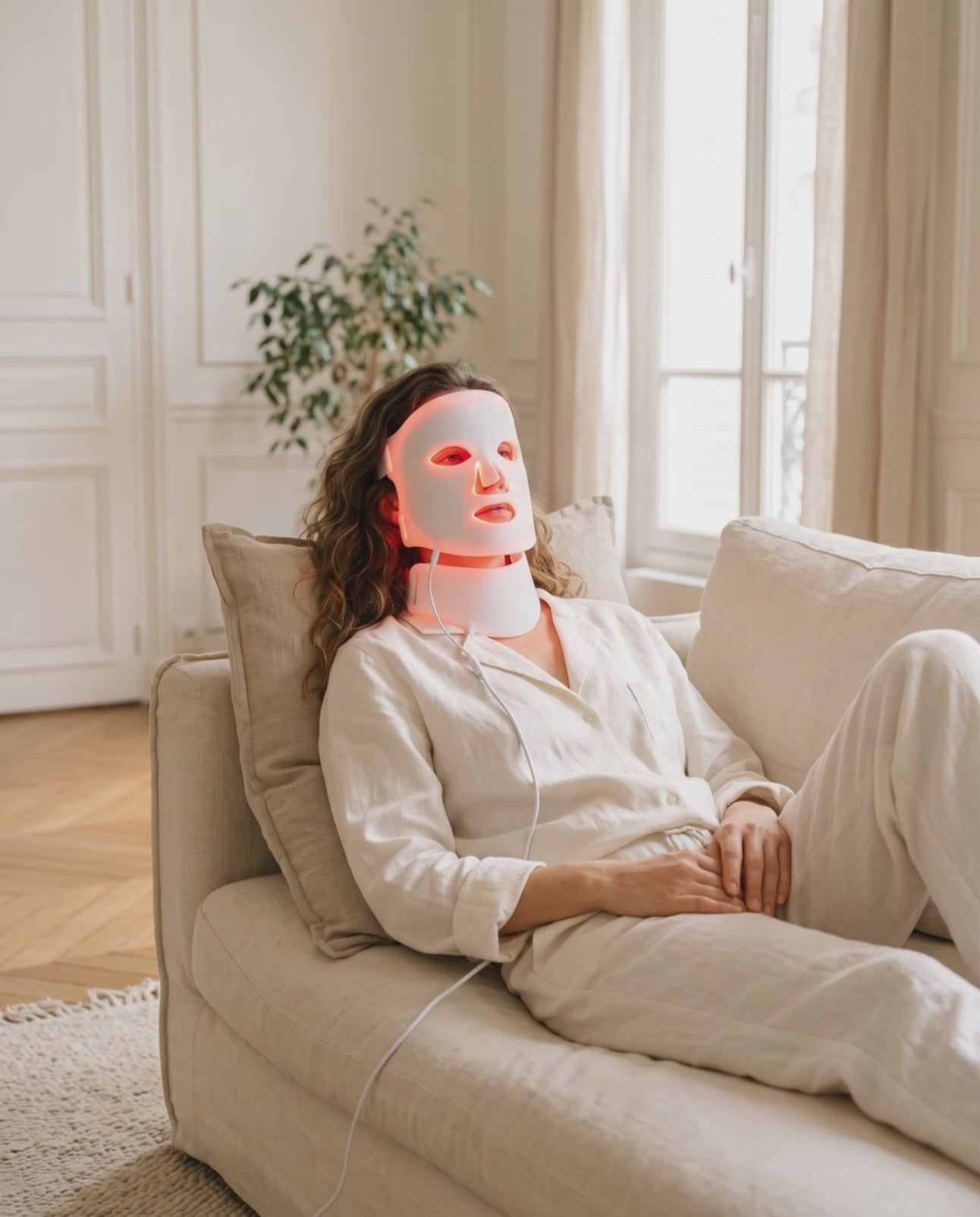 Aneviah masque LED video voix FR